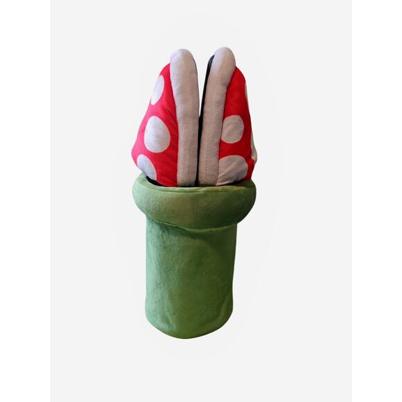 Super Mario Bros Big Poison Piranha Plant Adults Soft Plush Slipper Unisex Shoes - Picture 1 of 5